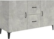vidaXL Servantă, gri beton, 100x36x60 cm, lemn compozit