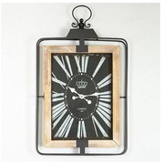 Ceas de perete 1xAA 76x46 bej/negru