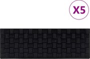 vidaXL Trepte de scară, 5 buc., 25x75 cm, cauciuc