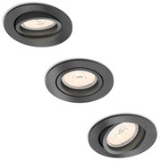 Philips 50393/99/PN - SET 3x Lampa incastrata MYLIVING DONEGAL 1xGU10/5,5W/230V