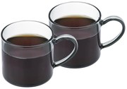 4Home Set de căni din sticlă Haze 250 ml, 2 buc.