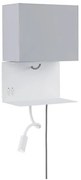 Paulmann 78913 - Aplica de perete MERANI 230V, LED/2,5W + 1xE27/40W cu port USB