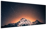 Tablou cu cerul nocturn și munți (120x50 cm), în 40 de alte dimensiuni noi