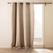 Draperie maro deschis din material bouclé 140x260 cm Winona – douceur d'intérieur