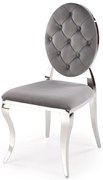 Scaun sufragerie Regino (gri + argintiu). 1123670