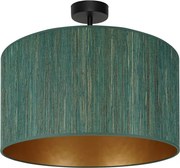 BRILAGI - Plafonieră BOSTON ROLLER 1xE27/15W/230V pr. 45 cm verde/auriu