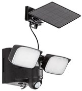 Rabalux 77091 - LED lampă solară de perete LESZNO 2xLED/5W/3,7V IP54 negru