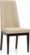 Scaun lemn masiv nuc Devon Lucios - Catifea Crem L 52 x A 58 x H 106 5 cm