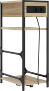 vidaXL Dulap de noapte Stejar Sonoma 40 x 27 x 76 cm Lemn compozit