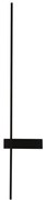 Aplica de Perete LED, Desing Liniar, Negru, 4000K ARCO