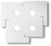 Plafoniera LED design modern TOTEM PL4 alb 215778