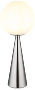 Veioza/Lampa de masa design modern PINPAL nickel/opal