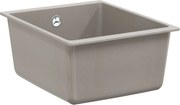 vidaXL Chiuvetă Gri 370 x 460 mm 80% Quartz și 20% Rășină