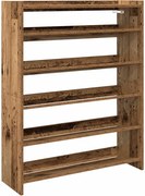 vidaXL Pantofar, Lemn vechi, 80x25x100 cm, lemn compozit