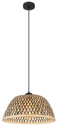 Pendul design industrial Colly negru, natur