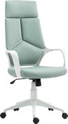 HOMCOM Scaun pentru Birou sau Gaming în Material Textil cu Spătar Înalt Verde | Aosom Romania