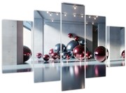 Tablou - Spațiu 3D cu bile II. (150x105 cm)