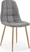 Scaun de dining VELSOR, gri, 1 buc.