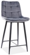 Scaun tip bar Charlie (Gri). Promo -7%. 1050321