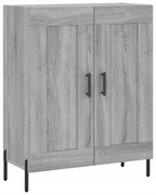 vidaXL Servantă, gri sonoma, 69,5x34x90 cm, lemn compozit