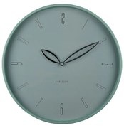 Karlsson 6012BL ceas de perete design, albastru,diametru 40 cm