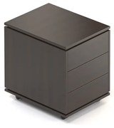 Container Creator 46,4 x 60 cm, mobil, alb/wenge