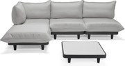 Set de grădină Paletti Large Royal cu masă, culori multiple - Fatboy Culoare: Lup Gri