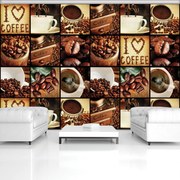 Fototapet - I Love Coffee - colaj (152,5x104 cm), în 8 de alte dimensiuni noi