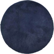 vidaXL Covor shaggy cu pom înalt, NAVARRA, bleumarin, 120x120 cm
