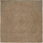 vidaXL Covoare de zonă Pătrat Gri 200 x 200 cm Iută