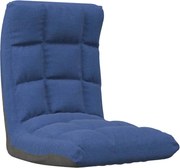 vidaXL Scaun de podea pliabil, albastru, material textil