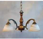 Lustra rustica suspendata cu 3 brate design italian 5921