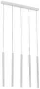 Lustra cu Pendule LED tubulare stil minimalist ETNA 5 alba