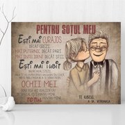 INSPIO Declarație de dragoste pentru bărbatul iubit - Trimitem tăblițele și imaginile în 24 de ore.