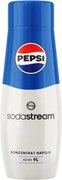 Sirop concentrat SodaStream Pepsi, 440 ml, până la 9 l, fără alergeni și OMG, alb/albastru