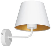 Lampă de perete ARDEN 1xE27/60W/230V alb/auriu