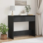 vidaXL Consolă Stejar negru 89x41x76,5 cm Lemn prelucrat