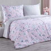 Lenjerie de pat Dual Feel RONDINI roz