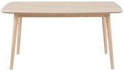 Masă dining cu baza din lemn de stejar Actona Nagano, 150 x 80 cm