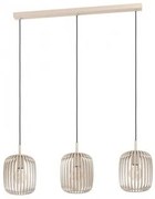 Suspensie vintage 3 becuri E27 Romazzina 900497 Eglo
