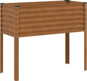 vidaXL Jardinieră de grădină 100x45x90 cm, oțel rezistent la intemperii