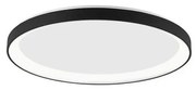 Plafoniera LED moderna design slim 48cm PERTINO negru NVL-9853674