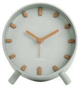 Ceas cu alarmă de design Karlsson 5943GR 11 cm , gri