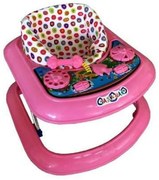 Premergator reglabil in 3 trepte Taspinar™ , jucarie interactiva, plastic rezistenta superioara, Roz