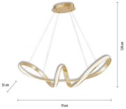 Paul Neuhaus 8292-12 - LED Lustră pe cablu dimmabilă MELINDA 1xLED/38W/230V