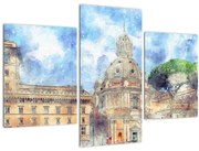 Tablou - Biserica Santa Maria di Loreto, Roma, Italia (90x60 cm)