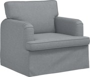 vidaXL Canapea Gri deschis 84 x 80 x 85 cm țesătură