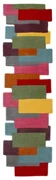 Traversă din lână colorată Flair Rugs Collage, 60 x 230 cm