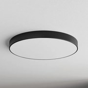 Plafonieră CLEO 6xE27/24W/230V d. 80 cm neagră
