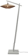 Lampa de podea eco din iuta Iguazu L 55cm, alb/ natur